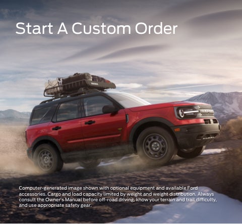 Start a custom order | Bar-W Ford Tulia, LTD in Tulia TX